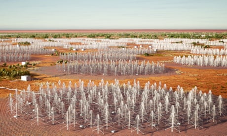 ‘Are we alone in the universe?’: work begins in Western Australia on world’s most powerful radio telescopes