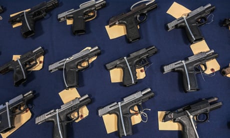 ‘Fearful and trigger-happy’: flooded with guns and paranoia, the US reels from shootings