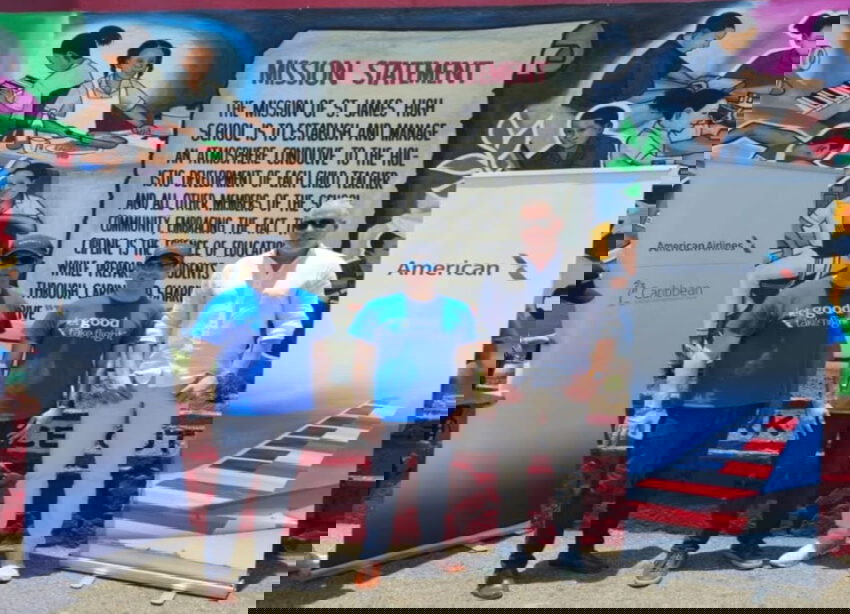 American Airlines and Jamaica Tourist Board Partner to Revitalize Sports Fields at St. James High School, Creating Lasting Benefits for Students, Faculty, and the Community