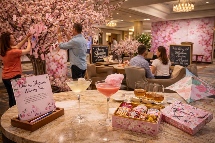 Celebrate Cherry Blossom Season in D.C. with Exclusive Packages and Experiences at Capital Hilton