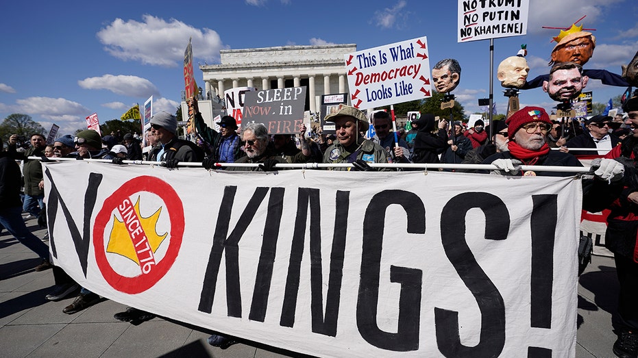 Democrats who rallied at 'No Kings' protests applaud King Charles in Congress