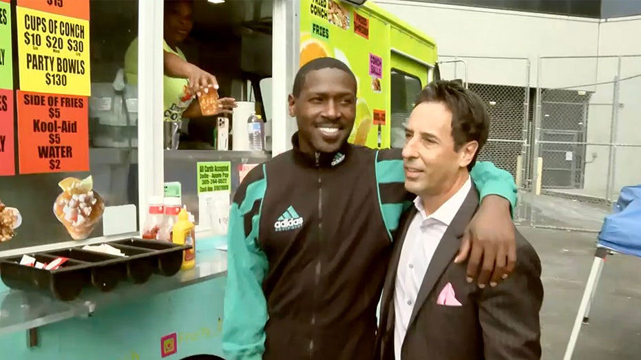 Ex-NFL star Antonio Brown goes to food truck after being released from jail on bond, says 'God is great'