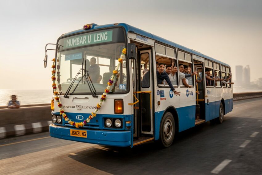 Farewell to the Giants: Mumbai's JnNURM CNG Buses Retire After 15 Years of BEST Service
