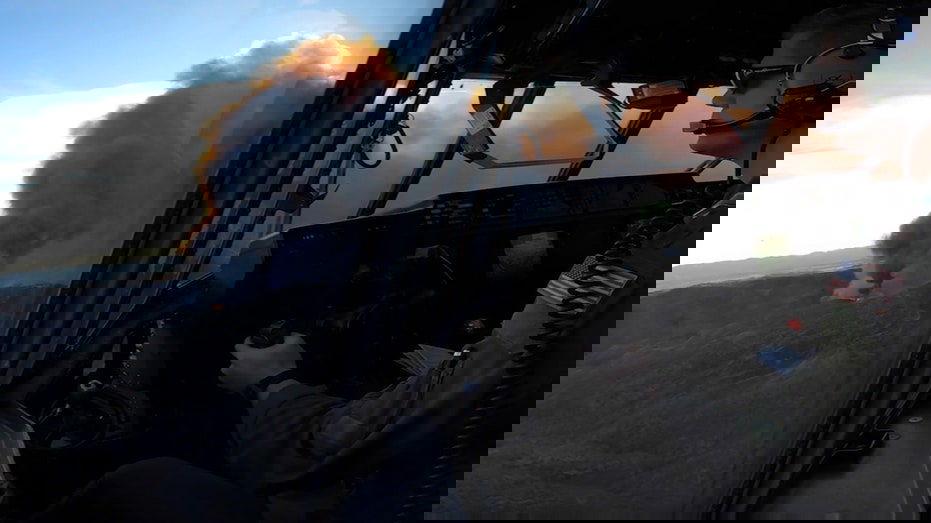 Hughes Fire: California Air National Guard releases video showing cockpit view of plane fighting the blaze