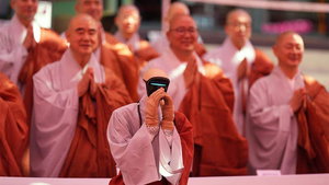 Humanoid robot named 'Gabi' ordained as Buddhist monk, pledges devotion to 'holy Buddha'