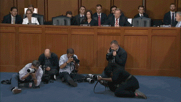 Lawmaker's stunned face and other viral moments cap rough week for political class