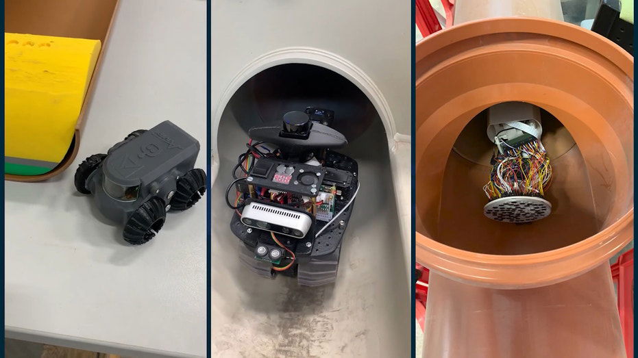 Mini robots detect and fix water pipe leaks without digging