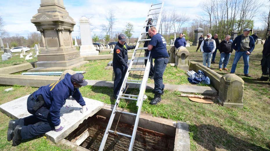 Missing man's body found in abandoned cemetery crypt in case tied to biker gang