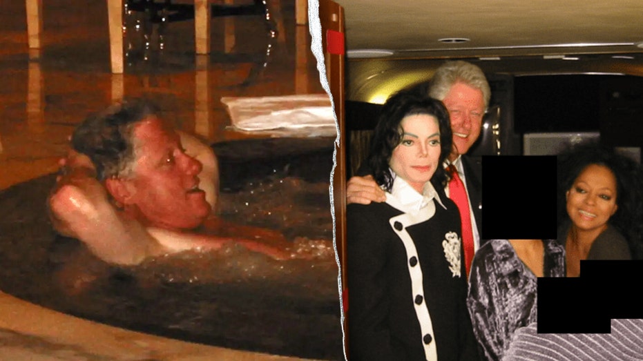 New Epstein documents include photos of Bill Clinton shirtless in hot tub, socializing with Michael Jackson