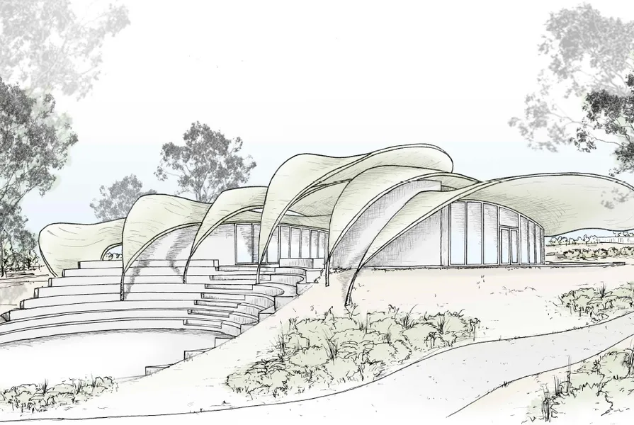 Plans unveiled for leaf-shaped tourist centre in WA