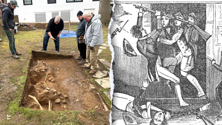 Revolutionary War artifacts unearthed at site of infamous colonial American heist: 'Very surprised'