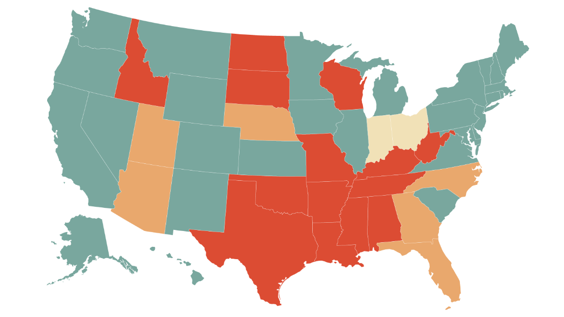 See where abortions are banned and legal Ã¢â‚¬â€ and where it's still in limbo