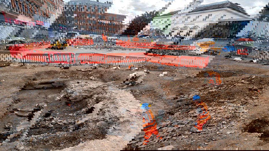 Shoppers at popular marketplace walked over 'vile' dungeon as archaeologists cite 'remarkable' finds