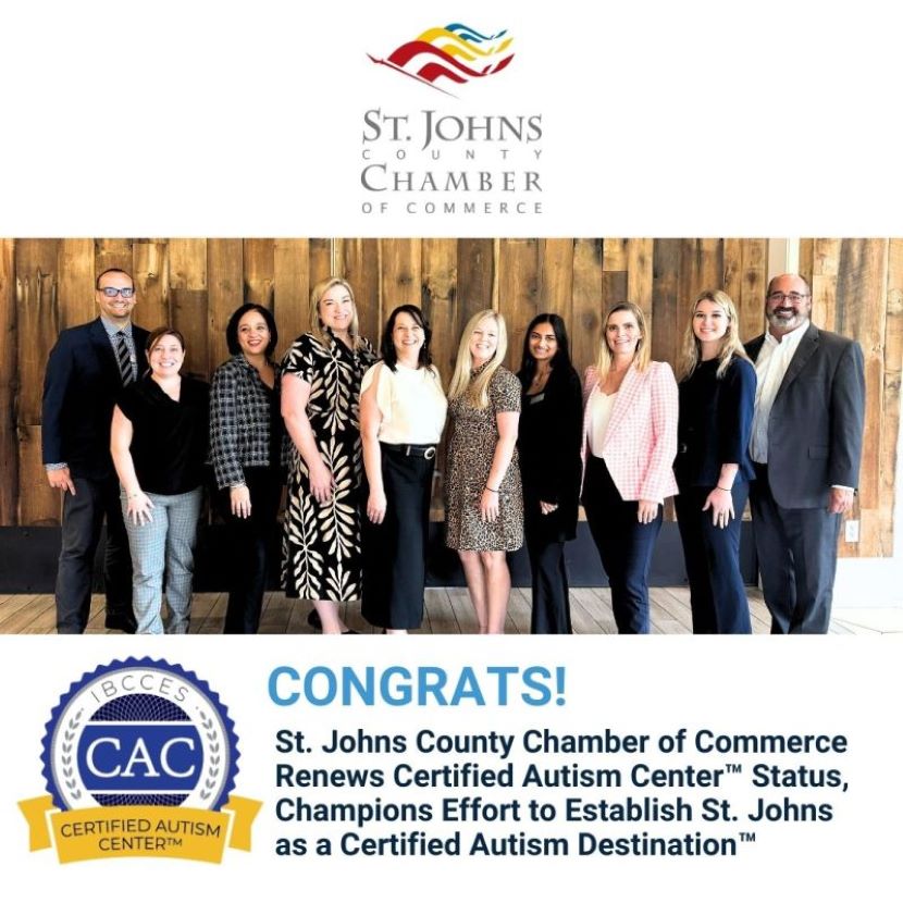 St. Johns County Leads in Accessible Tourism with Certification Renewal for Autism-Friendly Services