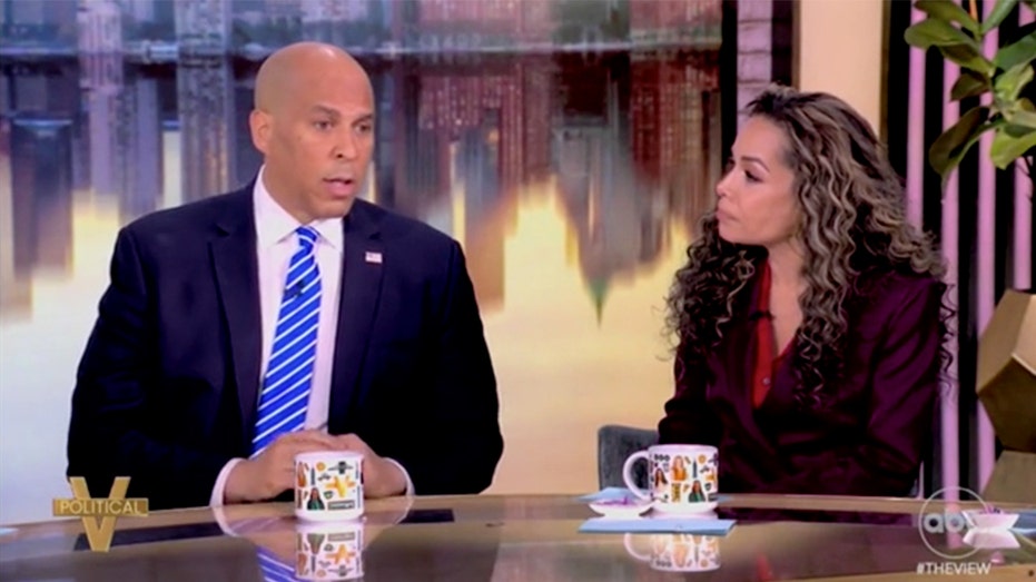 'The View' co-host asks Sen. Cory Booker if he should replace Schumer as Democratic leader