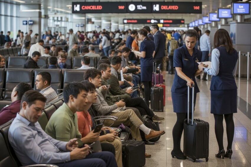 Thousands of Passengers Stuck in US as Southwest, SkyWest, Delta, United, Alaska and More Airlines See 60 Cancellations and 1,661 Delays at Chicago, Dallas, Los Angeles, New York, Buffalo, Akron and Others
