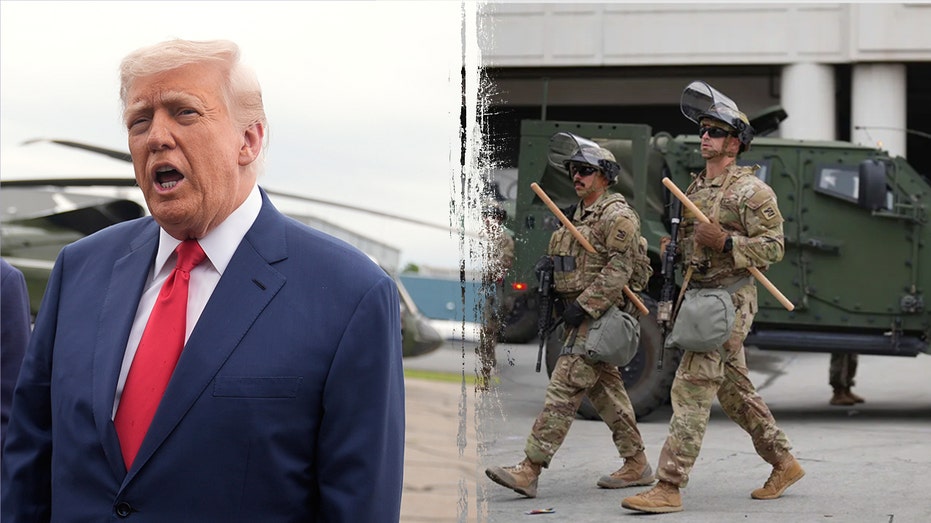 Trump huddles with military brass at Camp David amid violent immigration protests in Los Angeles